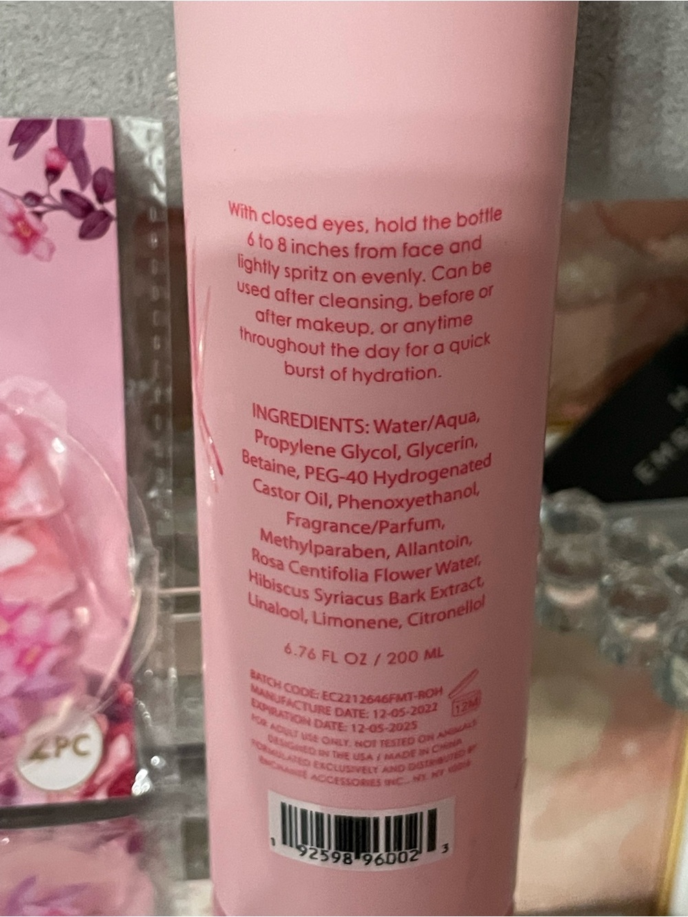 Marina de Gemme Rose & Hibiscus Facial Mist and gel eye pads nwt - Picture 3 of 4